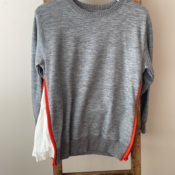 Zara Vented Soft Grey Sweatshirt Small - Picture 8 of 8